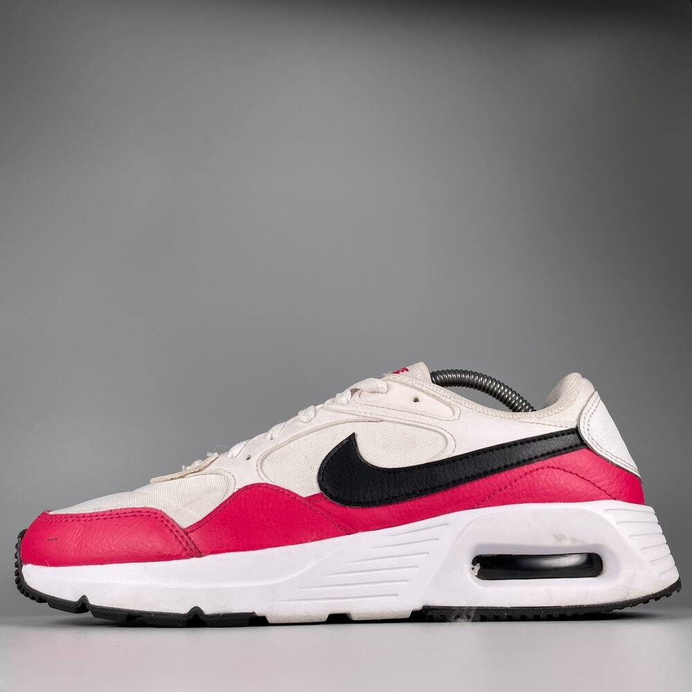 Women's 11 Men's 9.5 Nike Air Max SC White Black Rush Pink Running Shoes Sneaker